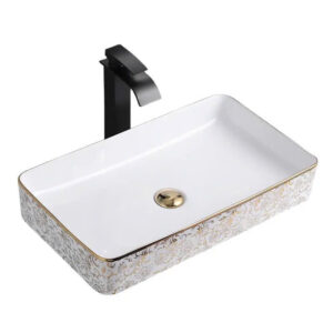 LAVABO ĐẶT BÀN - ĐEN VÂN LTLVB-8113