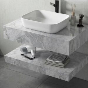 BÀN ĐÁ LAVABO 2 TẦNG BÓNG VÂN ĐÁ XÁM LTBD
  8050-6