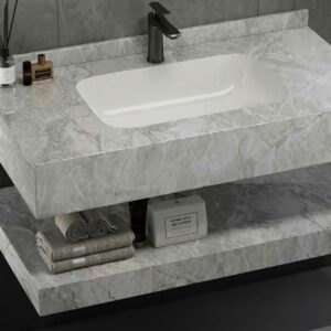 BÀN ĐÁ LAVABO 2 TẦNG BÓNG VÂN ĐÁ XÁM LTBD
  8050-3