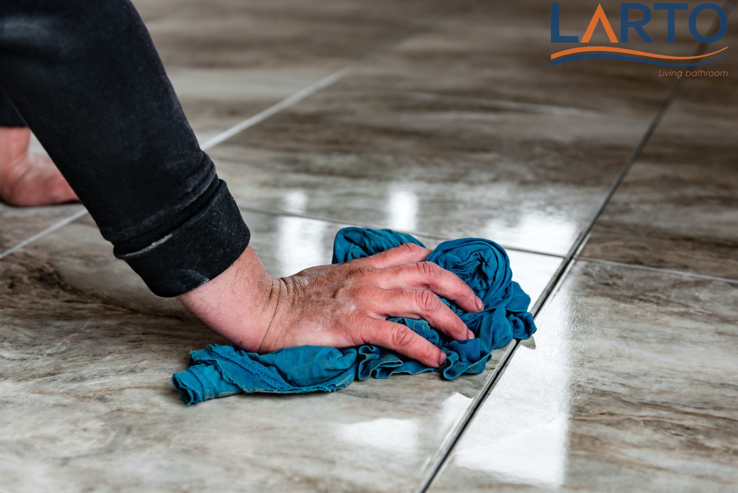 dầu mỡ và hóa chất gây ố - cách làm trắng đường ron gạch